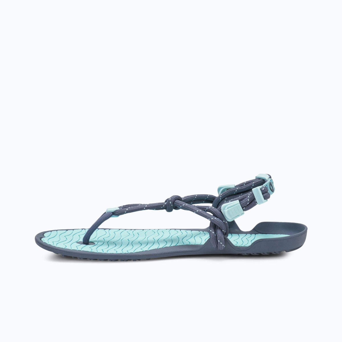 Xero Womens Aqua Cloud Barefoot Water Sandals - Blue Glow (Zero Drop)