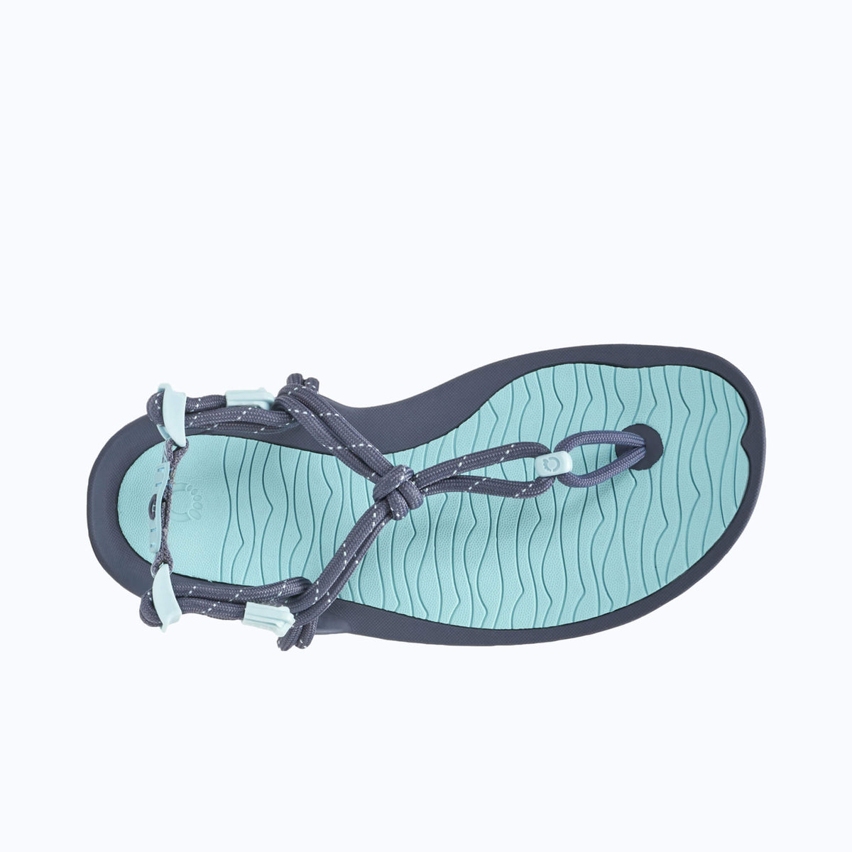 Xero Womens Aqua Cloud Barefoot Water Sandals - Blue Glow (Zero Drop)