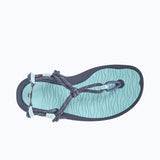 Xero Womens Aqua Cloud Barefoot Water Sandals - Blue Glow (Zero Drop)