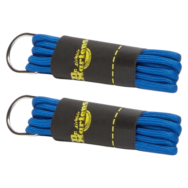 2x Dr. Martens 65cm Round Laces Pack - Blue (3 Eye Shoes)
