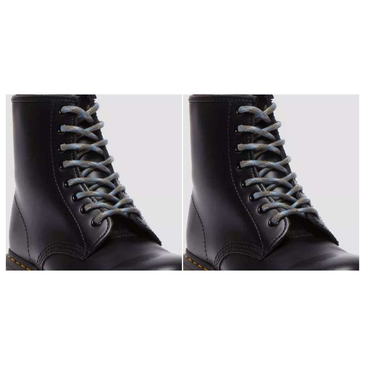 2x Dr. Martens 140cm Jungle Laces Pack - Gunmetal Polyester (8-10 Eye Boots)