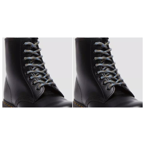 2x Dr. Martens 140cm Jungle Laces Pack - Gunmetal Polyester (8-10 Eye Boots)
