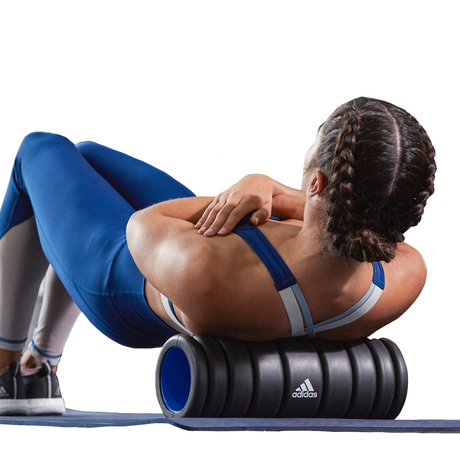 Adidas Foam Roller Recovery Gym Fitness Massage Sport Physio- Blue Core