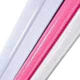 Adidas 3pk Hairbands Non-Slip Headbands Elastic One Size Washable in Graphic Black Pink White