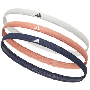 3pcs Adidas Sports Headband Hair Bands Gym Training Fitness Yoga in Grey/Coral/Navy