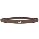 Adidas 3pk Hairbands Headbands Non-Slip Silicone One Size in Taupe Clay Earth Strata