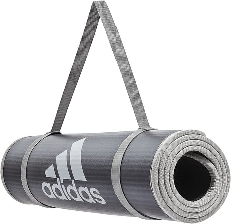 Adidas Exercise Training Floor Mat Gym 10mm Thick Gym Yoga Fitness Judo Pilates 