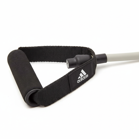 Adidas Resistance Tube Level 2 Band Elastic Yoga Fitness Gym Strap - Grey/Black