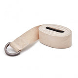 Adidas Premium Yoga Strap 2.5m - Beige (Adjustable Belt for Pilates & Stretching)