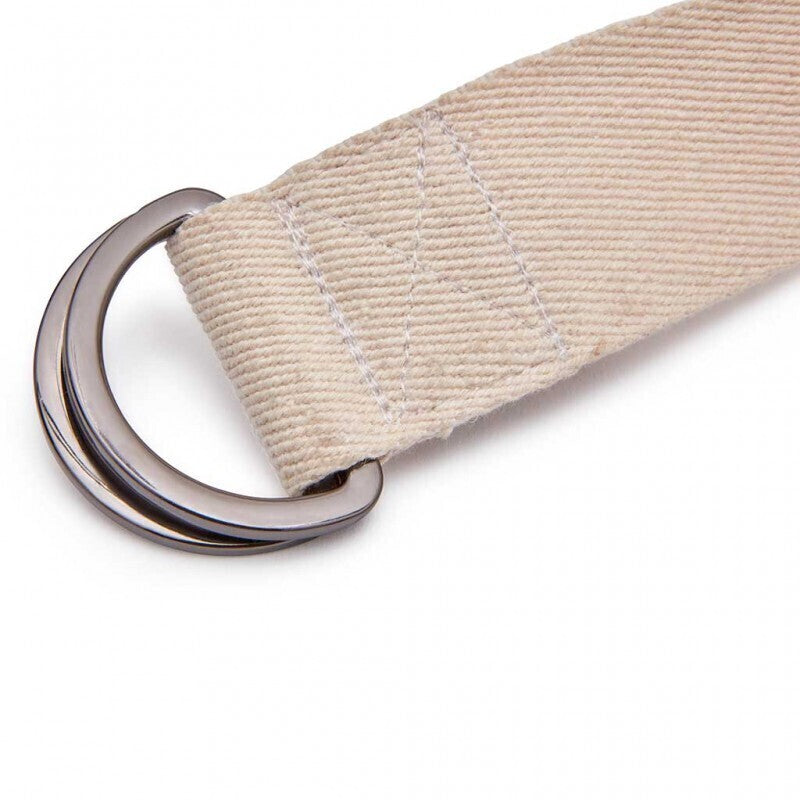Adidas Premium Yoga Strap 2.5m Long Adjustable Belt Pilates Stretching Poses - Beige