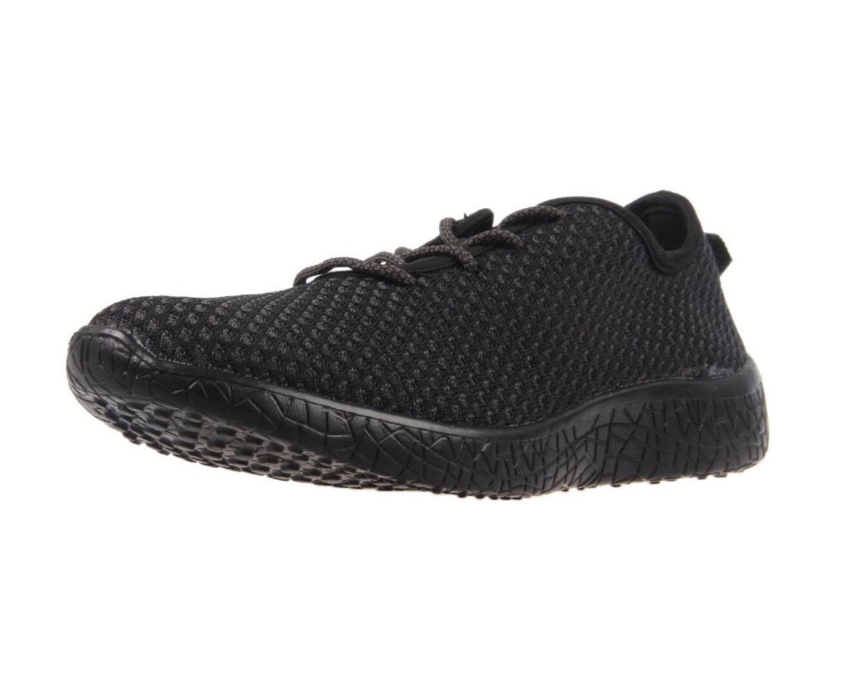 Aerosport Impress Womens Memory Foam Running Shoes - Black (Knit Mesh Sneakers/Runners)