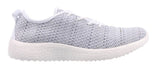 AEROSPORT Impress Womens Memory Foam Runners Sneakers Gym Knit Mesh - Black