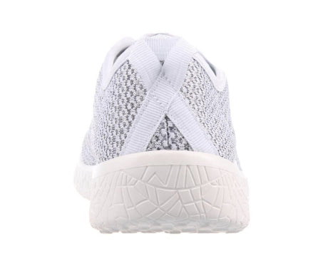 Aerosport Impress Womens Memory Foam Running Shoes - White/Grey (Knit Mesh Sneakers/Runners)