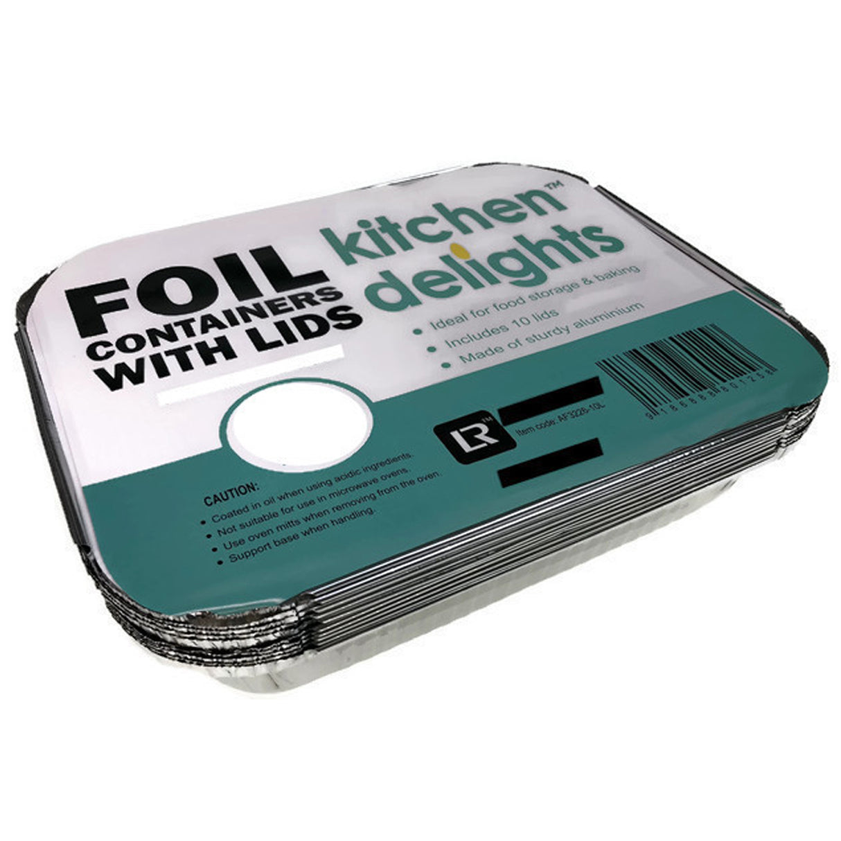 240x Small Aluminium Foil Containers with Lids (14cm*12cm*4.5cm)