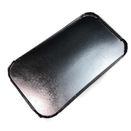 144x Medium Aluminium Foil Containers with Lids (20cm*11cm*5cm)