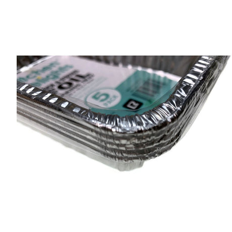 120x Large Aluminium Foil Containers  (22cm*15cm*4.5cm)