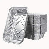 120x Large Aluminium Foil Containers  (22cm*15cm*4.5cm)