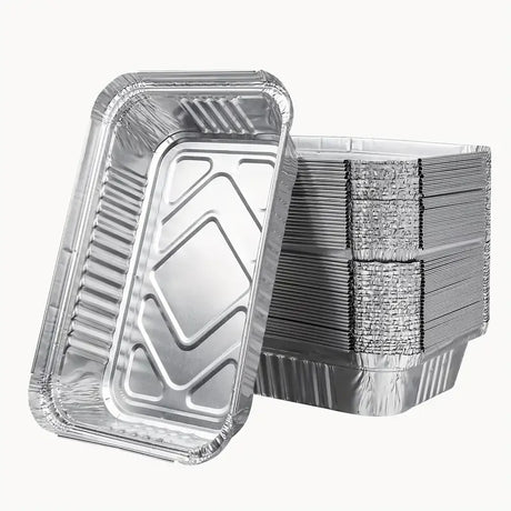 240x Extra Large Aluminium Foil Containers (32.5cm*26cm*5.5cm)