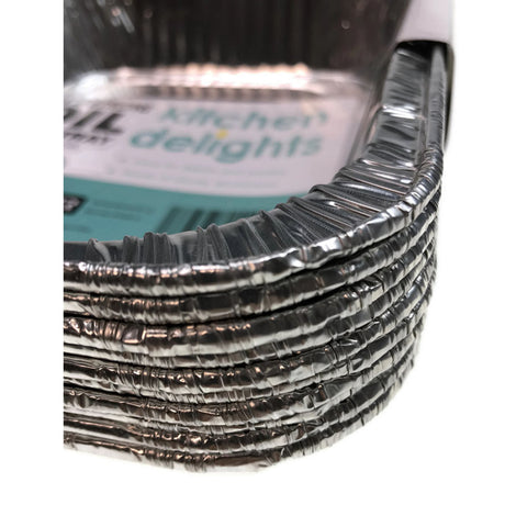 240x Extra Large Aluminium Foil Containers (32.5cm*26cm*5.5cm)