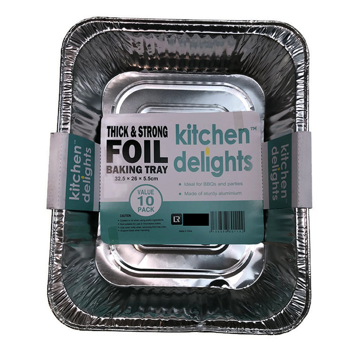 240x Extra Large Aluminium Foil Containers (32.5cm*26cm*5.5cm)