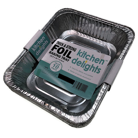 240x Extra Large Aluminium Foil Containers (32.5cm*26cm*5.5cm)