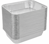 240x Extra Large Aluminium Foil Container Trays Bulk Pack - Food/Baking/Roasting Pans (32.5cm*26cm*5.5cm)