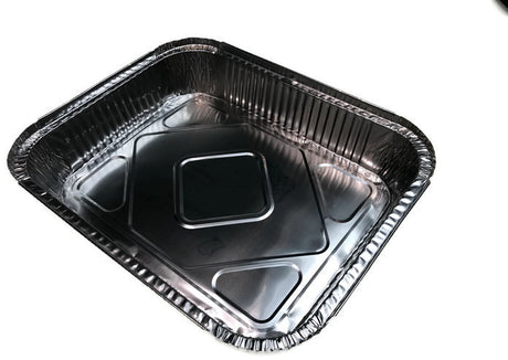 160x Extra Large Aluminium Foil Containers with Lids (32cm*26cm*6.3cm)