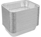 144x Extra Large Aluminium Foil Containers (32x26x5.5cm)