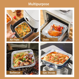 120x Large Aluminium Foil Containers  (33x27x11cm)