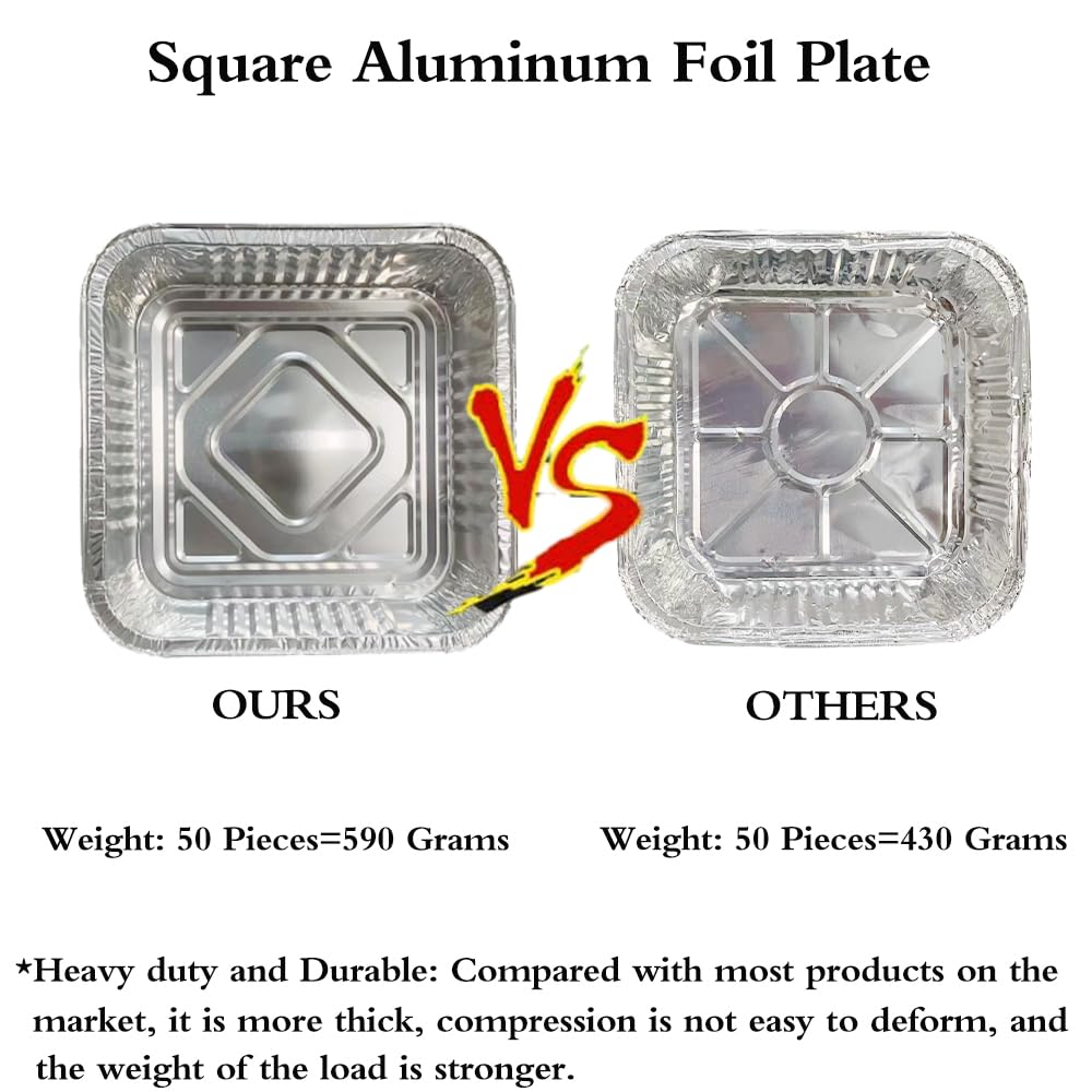120x Large Aluminium Foil Containers  (33x27x11cm)