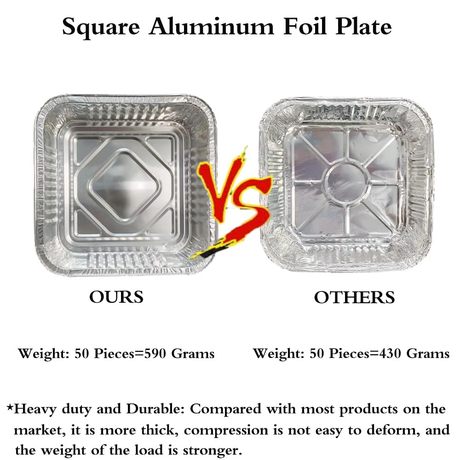 120x Large Aluminium Foil Containers  (33x27x11cm)