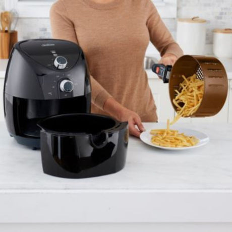 Sunbeam 3L Copper Infused Dura Ceramic Air Fryer - Black