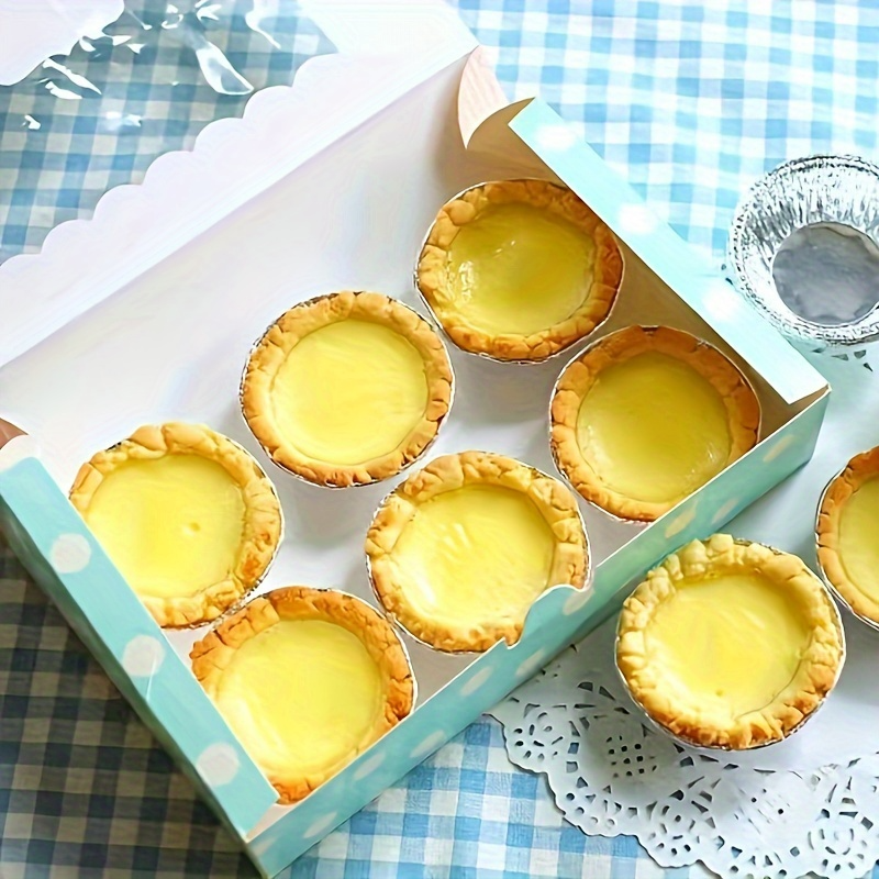 1800x Aluminium Foil Portuguese Egg Tart Pans 7.4x2.1cm - Bulk Box