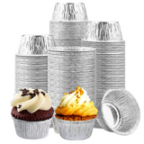 1200x Aluminium Foil Baking Cups 8x3.8cm - Bulk Box (Great for Cupcakes)