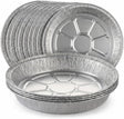 144x Round Aluminium Foil Baking Trays 20x4cm - Bulk Box