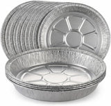 144x Round Aluminium Foil Baking Trays 20x4cm - Bulk Box