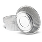 96x Round Aluminium Foil Baking Trays 23x7cm - Bulk Box