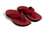 AXIGN Premium Orthotic Arch Support Flip Flops Sandal Thongs Archline - Red
