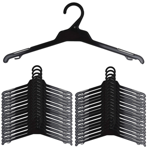 60x 400mm Tops Hangers Bulk - Ultra Thin Clothes/Gardment Holder (R38)