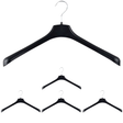 5x JACKET HANGER Heavy Duty 430mm Commercial Pants Clothing Coat BULK R51M