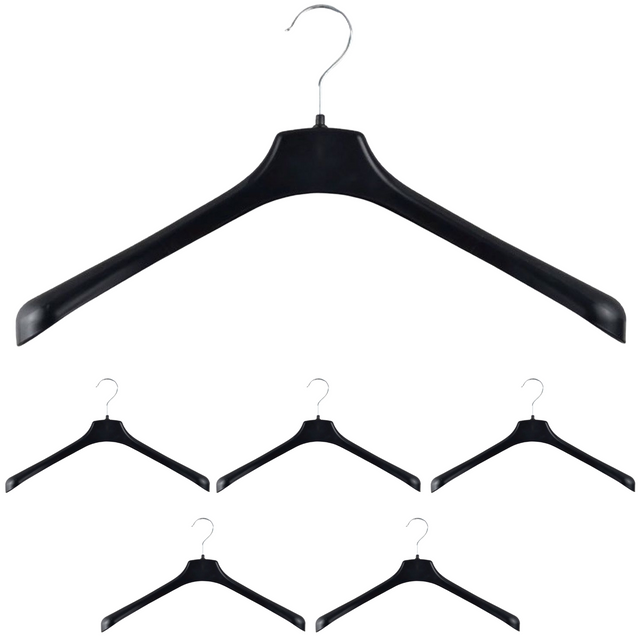 6x JACKET HANGER Heavy Duty 400mm Commercial Jacket Pants Clothing Coat R51S