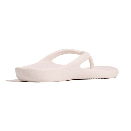 Archline Orthotic Foam Thongs Arch Support Flip Flops Orthopedic Rebound - White