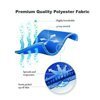 Thermal Fleece Balaclava Windproof Breathable Ski Face Mask Hood Warm Weather - Navy Blue