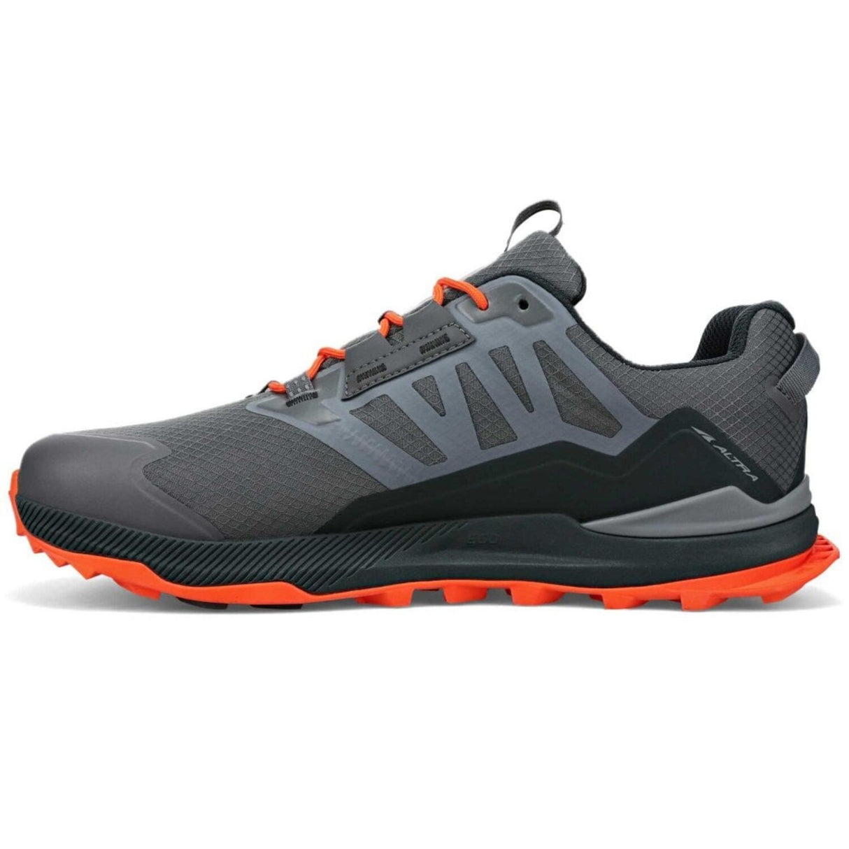 Altra Lone Peak All Weather Low 2 Mens Trail Running Shoes Waterproof MaxTrac EGO in Grey/Orange