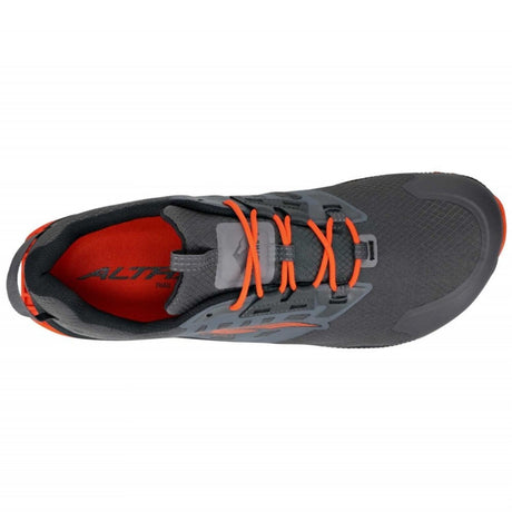 Altra Lone Peak All Weather Low 2 Mens Trail Running Shoes Waterproof MaxTrac EGO in Grey/Orange