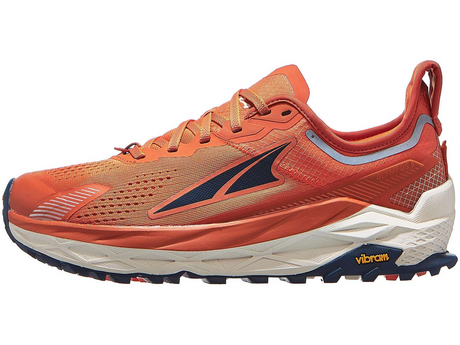 Altra Mens Olympus 5 Trail Running Shoes Runners Sneakers w/Vibram in Burnt Orange