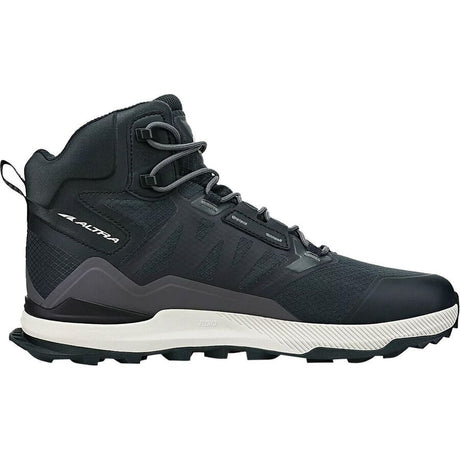 Altra Mens Lone Peak Waterproof All Weather Mid 2 Boots Shoes in Black