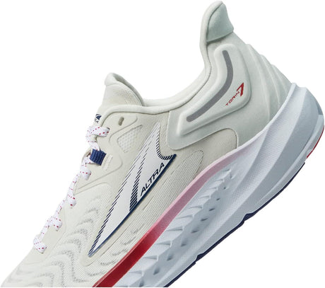 Altra Torin 7 Womens Running Shoes EGO MAX Midsole FootShape Fit in White/Blue