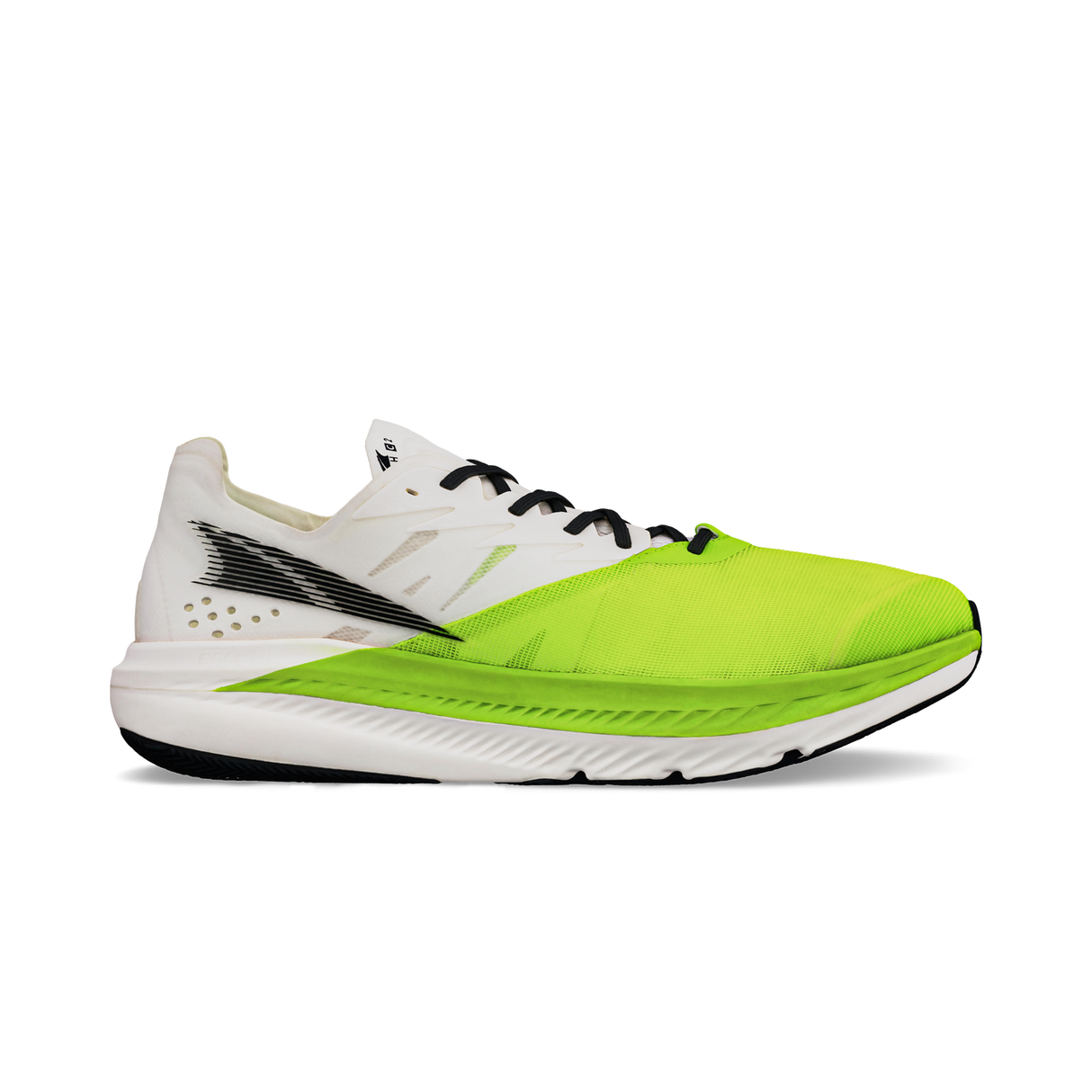 Altra Mens Vanish Carbon 2 Road Racing Shoes in White/Lime (Athletic Sneakers/Runners)
