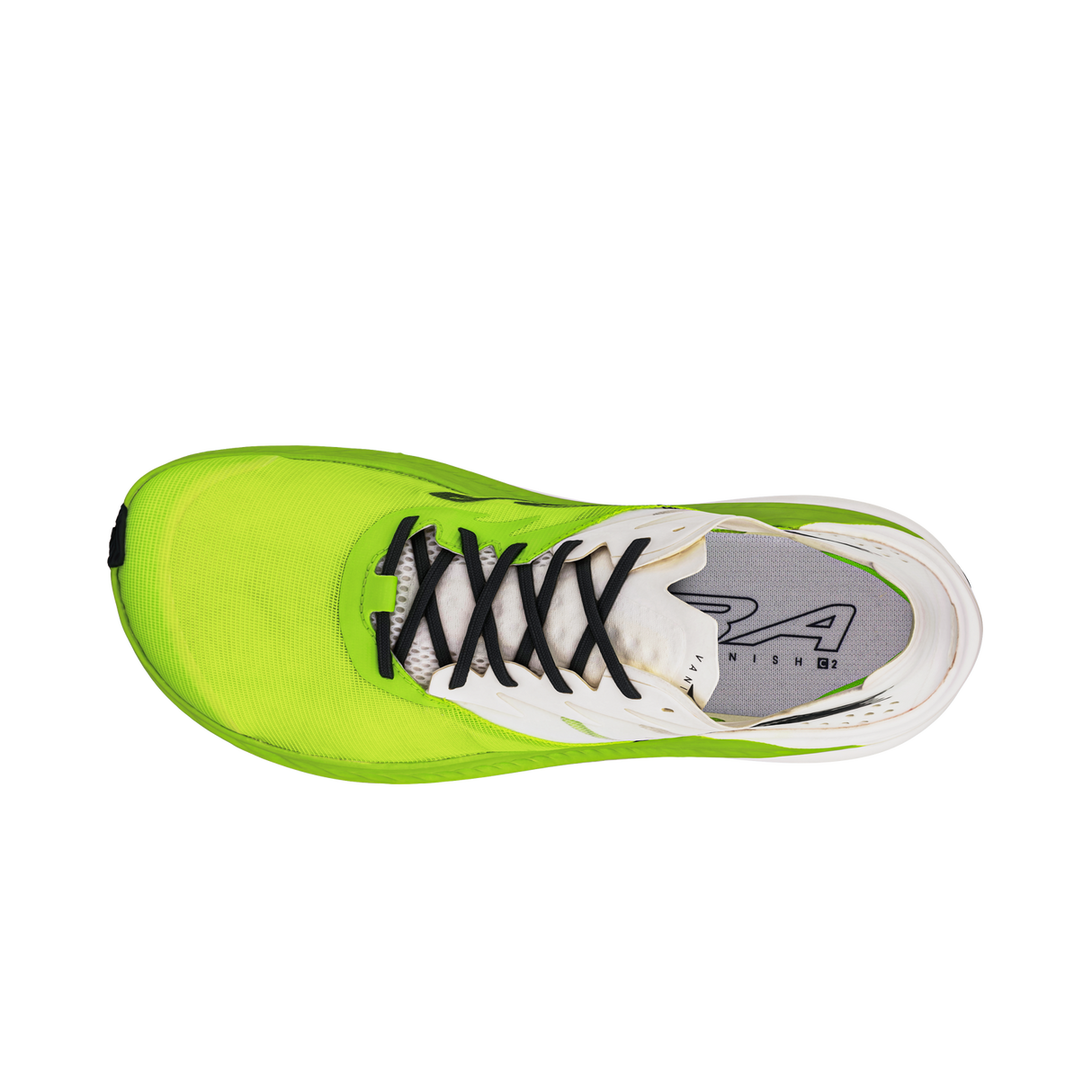 Altra Mens Vanish Carbon 2 Road Racing Shoes in White/Lime (Athletic Sneakers/Runners)